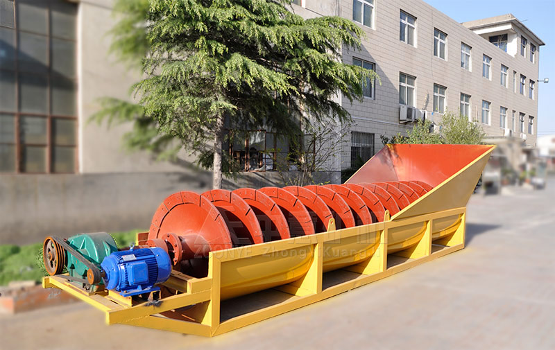 螺旋洗砂機實拍1