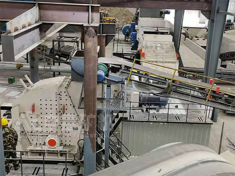 浙江臺州千源環保日產1500方建筑垃圾處理項目