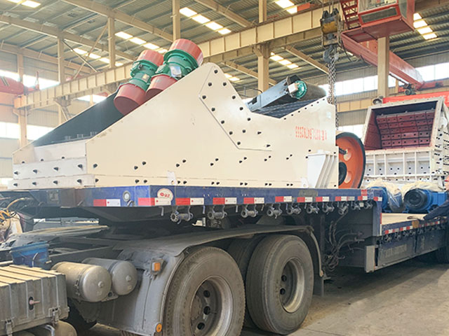 中意發貨！開封石料破碎設備已發出