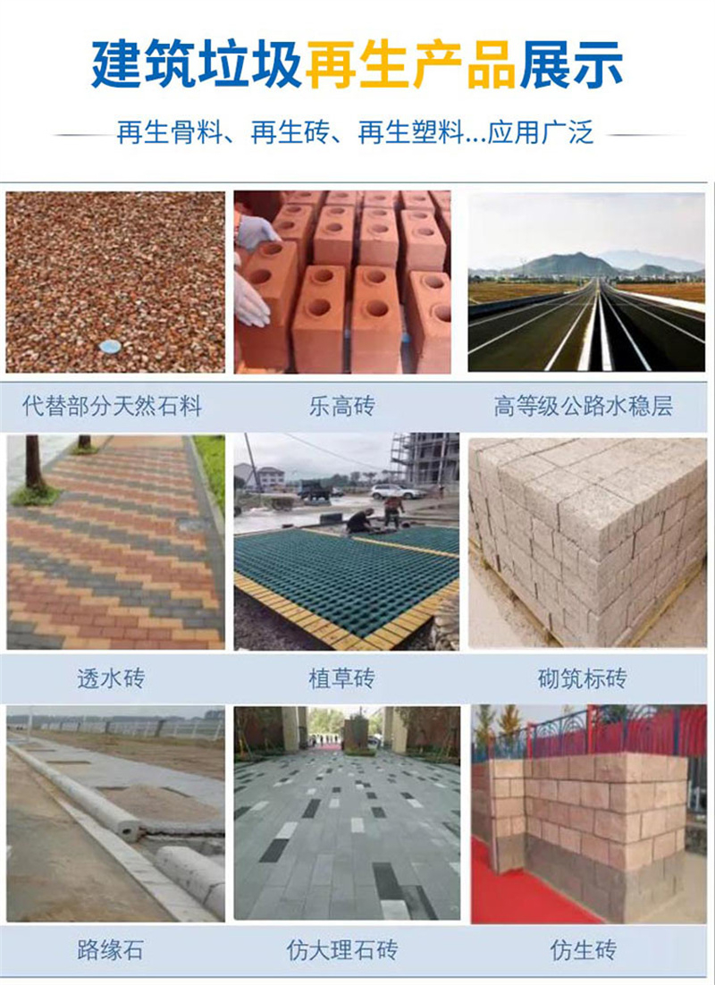 建筑垃圾再生產(chǎn)品