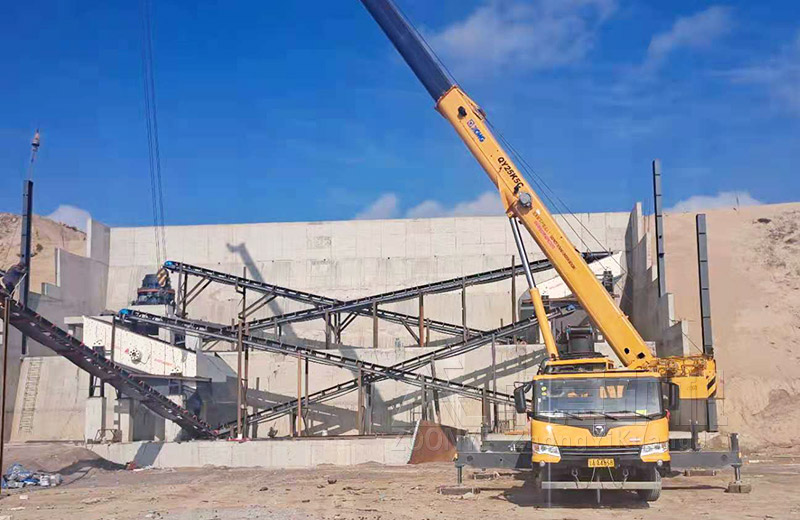 甘肅砂石料生產線現(xiàn)場實拍圖片二