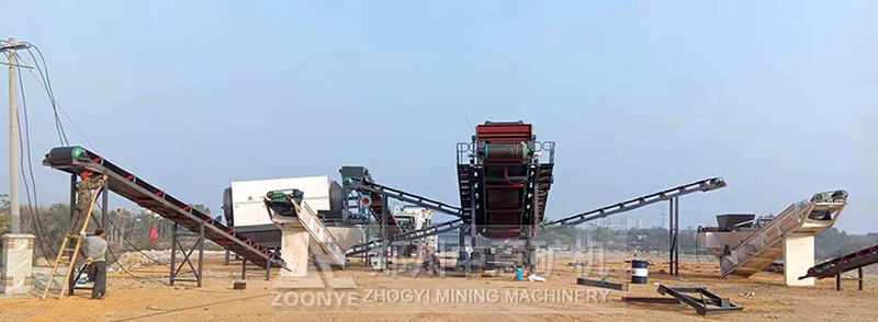 移動破碎機在江蘇使用現(xiàn)場