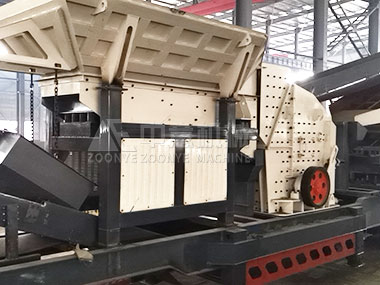 建筑垃圾處理設(shè)備哪家好，中意移動破碎機可分期付款門檻低