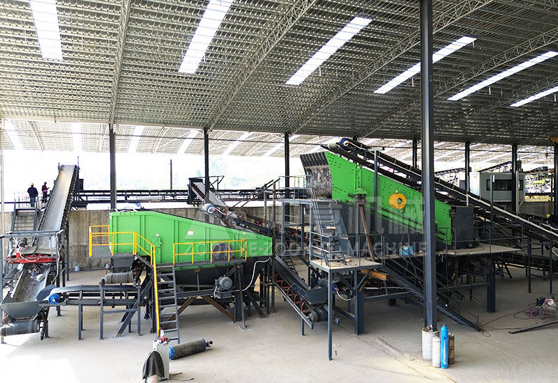 彈跳篩+雙層弛張篩