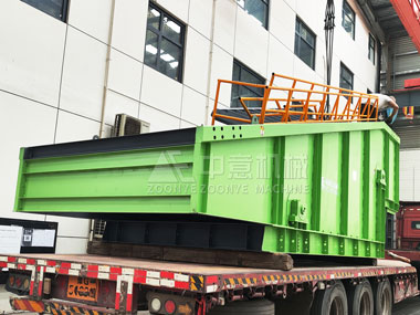 高效篩分！中意機械裝修垃圾設備駛向客戶現場