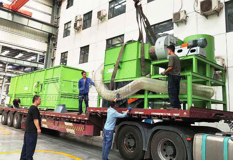 裝修垃圾分選設備發貨