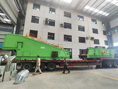 風雨無阻，使命必達｜中意機械雨中奮戰，裝修垃圾篩分設備奔赴全國