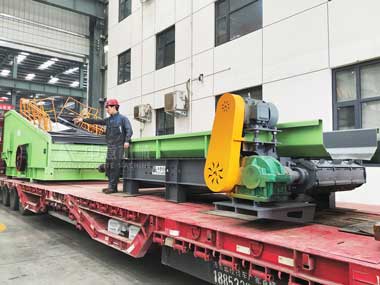 中意機械新一代裝修垃圾篩分設備批量發貨