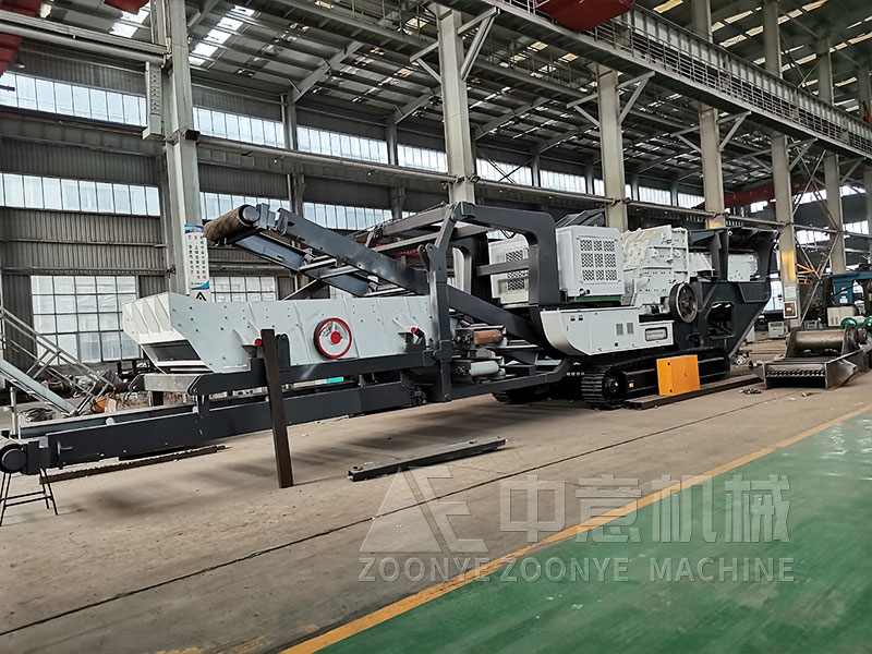 工程垃圾分揀設備的應用移動破碎站發貨