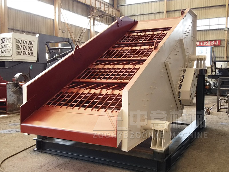 長久堆積垃圾骨料再生設備棒條篩實地工廠圖片